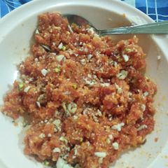 A picture of Winter's love Gajjar ka Halwa.