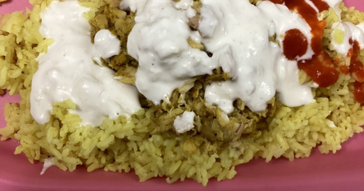 Halal Guys Style Tuna And Rice With White Sauce (Made In The ...