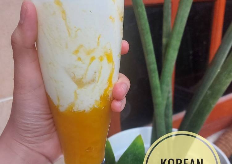 Korean Mango Milk