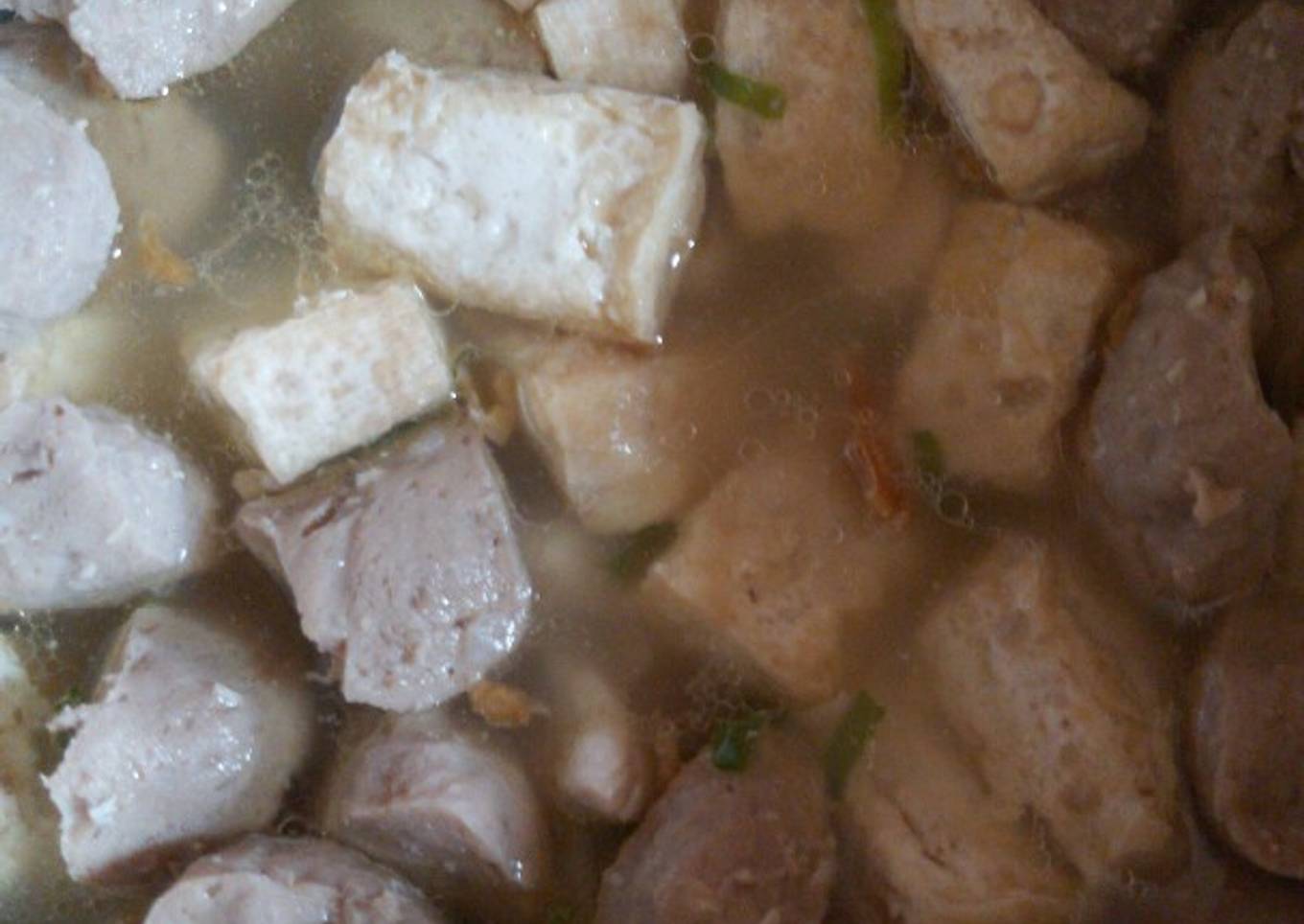 Sop Ayam Tahu Bakso