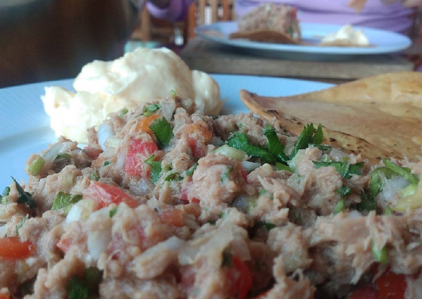 Ceviche mexicano de atún