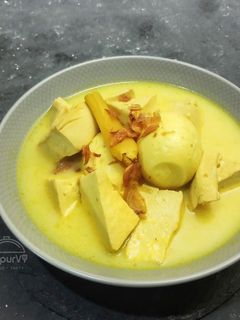 Foto resep Jangan terik tahu telur