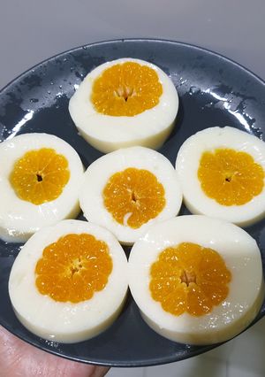 Foto resep Puding jeruk viral