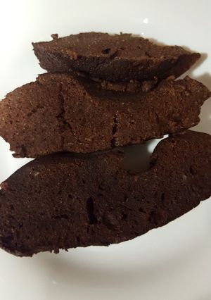 Una foto de Bizcocho fit avena cacao