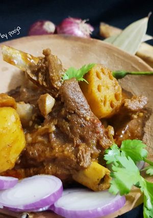 A picture of Lotus stem mutton.