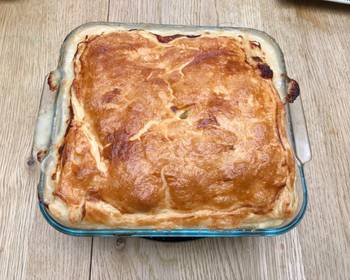 Update, Prepare Recipe Chicken pancetta and leek pie Savory Delicious