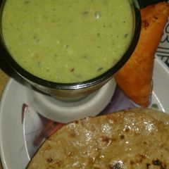 A picture of Palak ka raita.