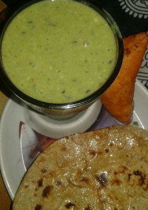 A picture of Palak ka raita.