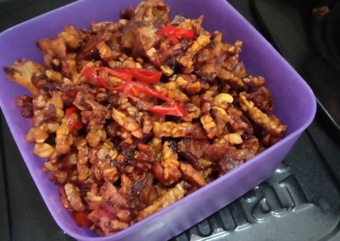 Sambal Goreng Tempe Kering