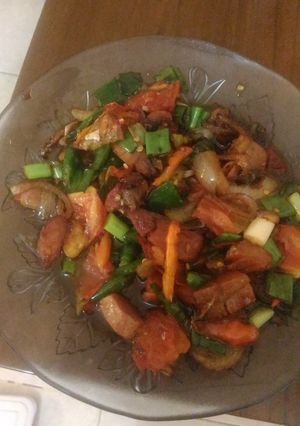 Foto resep Ikan asin tenggiri pedas mantap