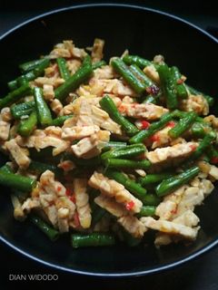 Foto resep Oseng kacang panjang