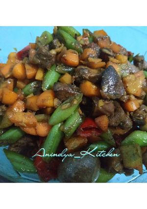 Foto resep Sambel Goreng Wortel Buncis Hati Ayam