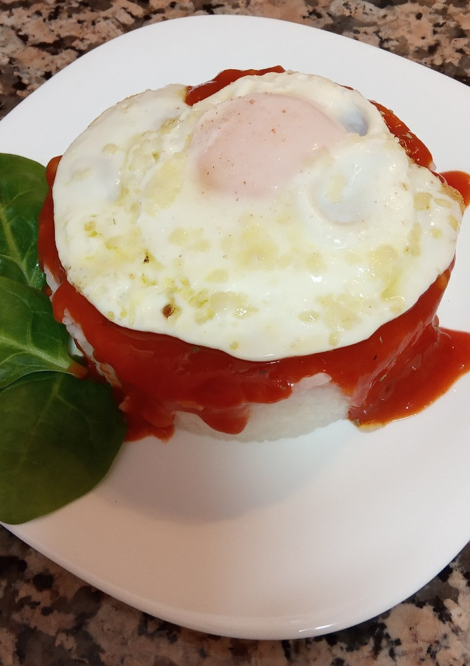 Una foto de Arroz a la cubana