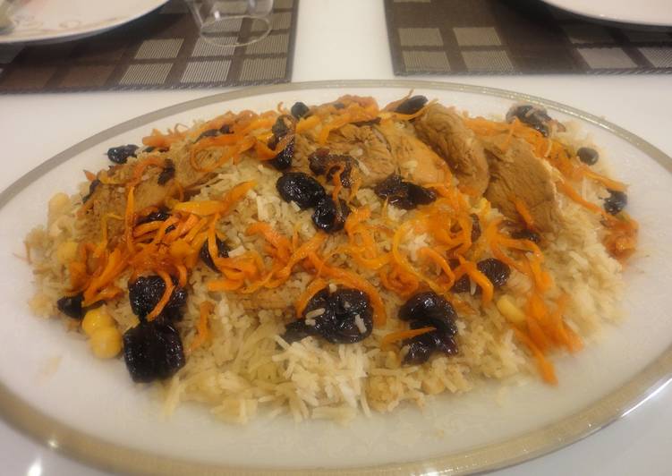 الأرز الكابلي الأفغاني من مطبخ ماجد