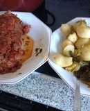Botillo con patatas y berzas