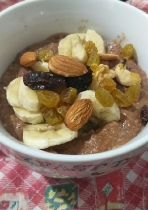 Una foto de Avena: desayuno exprés nutritivo y energizante !