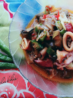 Foto resep Cumi asin cabe hijau