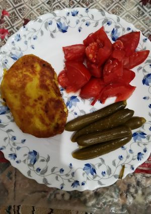عکسی از دستور کوکو سیب زمینی