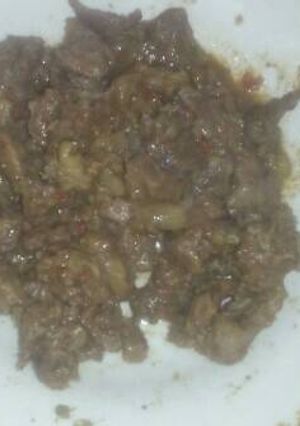 A picture of Fried liver.