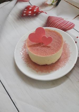 Hình của món Cheesecake oreo hồng.