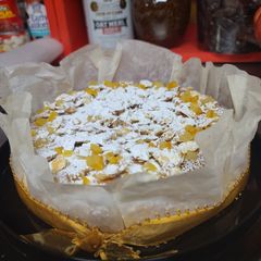 A picture of Torta caprese al'arancia.