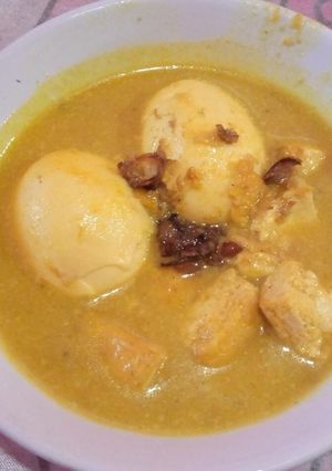 Foto resep Opor Telur dan Tahu