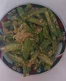 Đậu bắp xào trứng