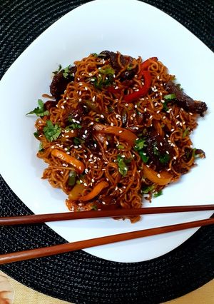 Une photo de Nouilles chinoises