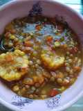 Estofado de lentejas y vegetales