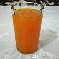 A picture of Orange mocktail.