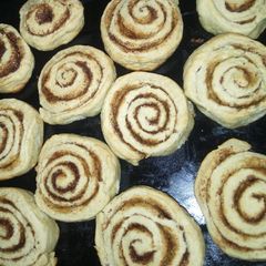 A picture of Cinnamon rolls.