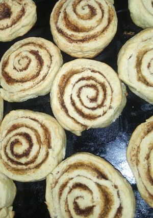 A picture of Cinnamon rolls.
