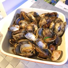 A picture of 豉椒炒蜆 (Stir fried clams with blank beans sauce).