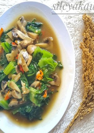 Foto resep Capcay Sawi Jamur Champignon