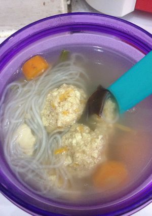 Foto resep Sup bola2 tahu ala malul