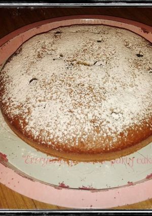 Una foto de Torta de arándanos