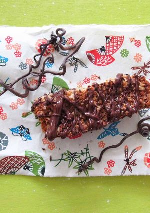 Foto di Barrette di cereali al cioccolato