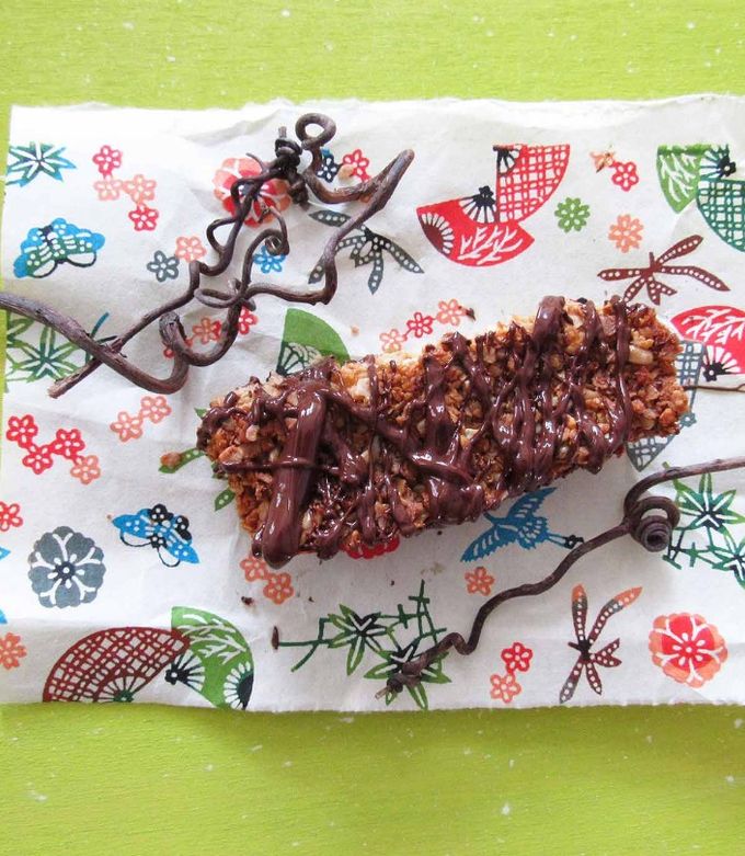Foto di Barrette di cereali al cioccolato