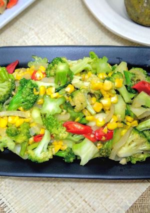 Foto resep Cah Brokoli dan Jagung Manis