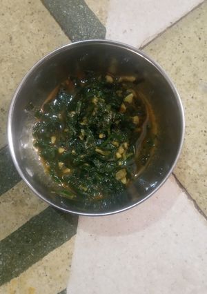 પાલક ની ભાજી (Palak Bhaji Recipe In Gujarati) રેસીપી મુખ્ય ફોટો