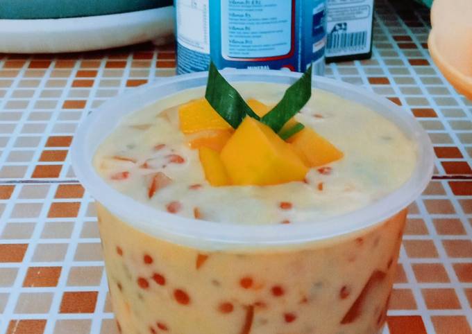 Resep Mango sago oleh Oky Rosani - Cookpad