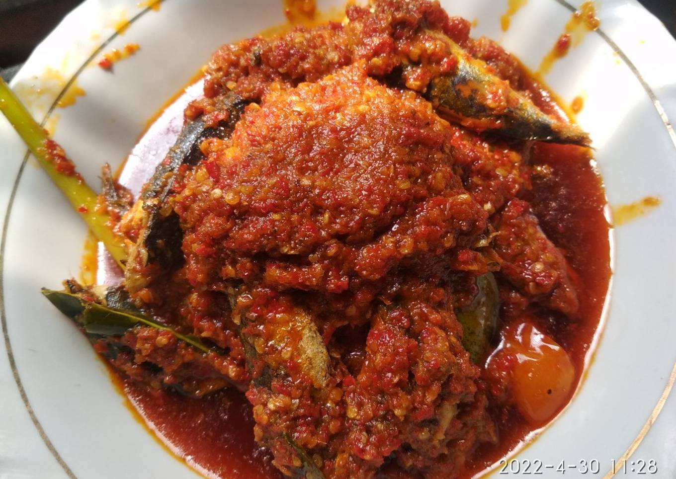 Balado ikan Gereh