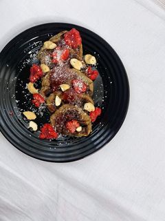 Une photo de Pancakes coco protéinés et vegan