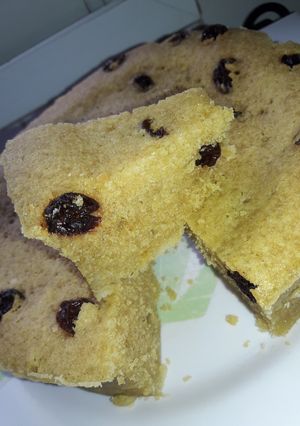 Una foto de Torta húmeda al microondas