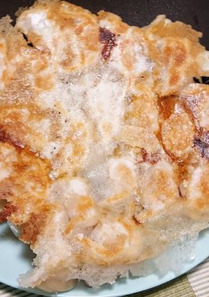日式圓盤煎餃 的食譜成品照片