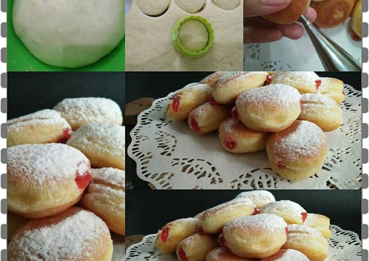 Super Fluffy Doughnut Filling Strawberry Jam