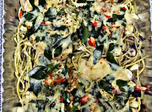 Gambar Salted Egg chicken Pasta