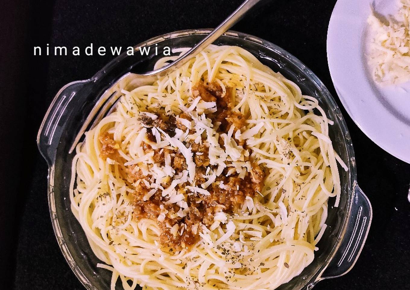 Spaghetti Bolognese Ayam