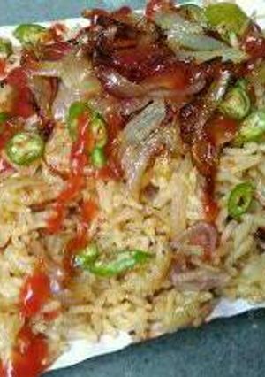 A picture of Spicy fried rice.