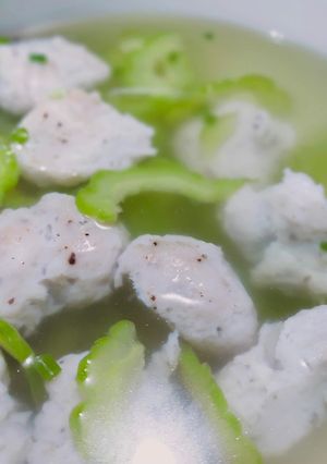 Hình của món Canh Khổ qua cá thác lác.